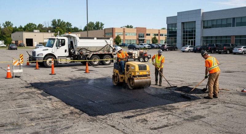 Commercial Paving Repair in Los Angeles, CA