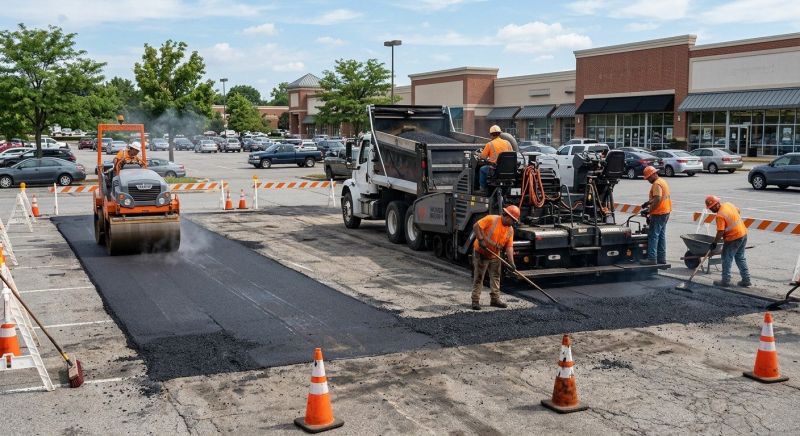 Asphalt Parking Lot Repair in Los Angeles, CA