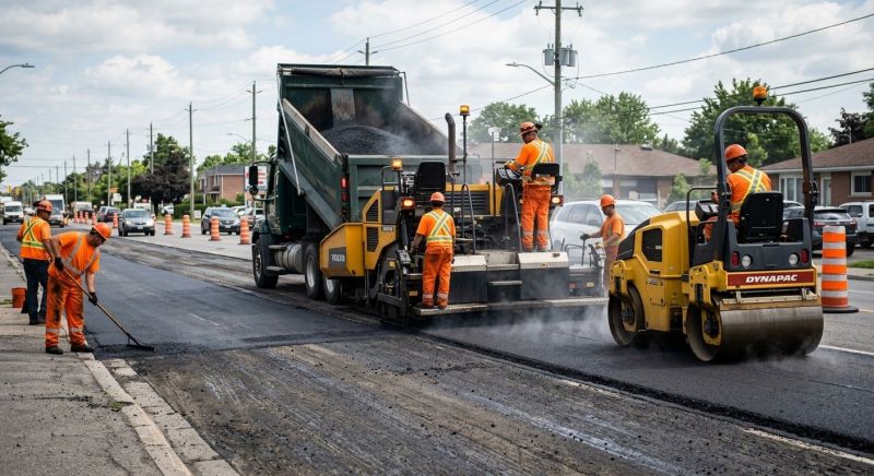 Asphalt Road Installation in Los Angeles, CA