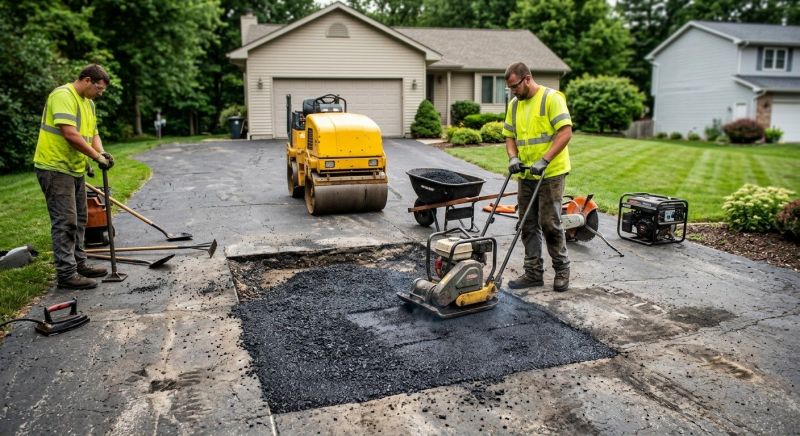 Driveway Blacktop Repair in Orange County, CA