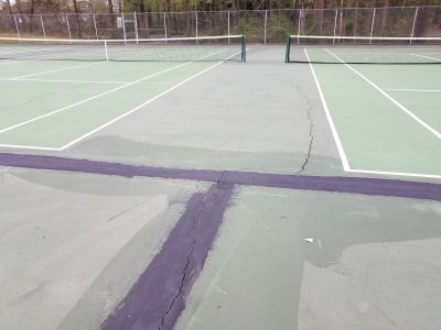 Resurfacing Tennis Courts